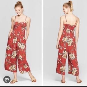 Xhileration Jumpsuit Floral size Small